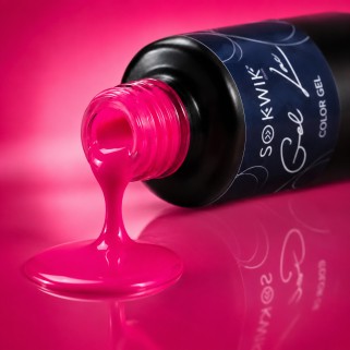 Oja Semipermanenta SoKwik Gel-Lac Electric Summer 219 Neon Candy