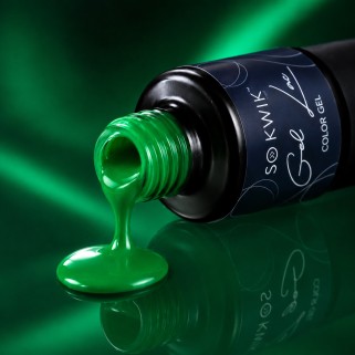 Oja semipermanenta SoKwik  Electric Summer 330 Electric Emerald verde smarald 15ml