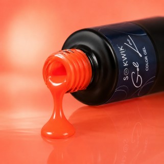 Oja Semipermanenta Coral Flame 614 SoKwik Gel-Lac 15ml