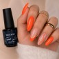 Oja Semipermanenta SoKwik Electric Summer Collection 614 Coral Flame TPO Free si Hema Free (15ml)
