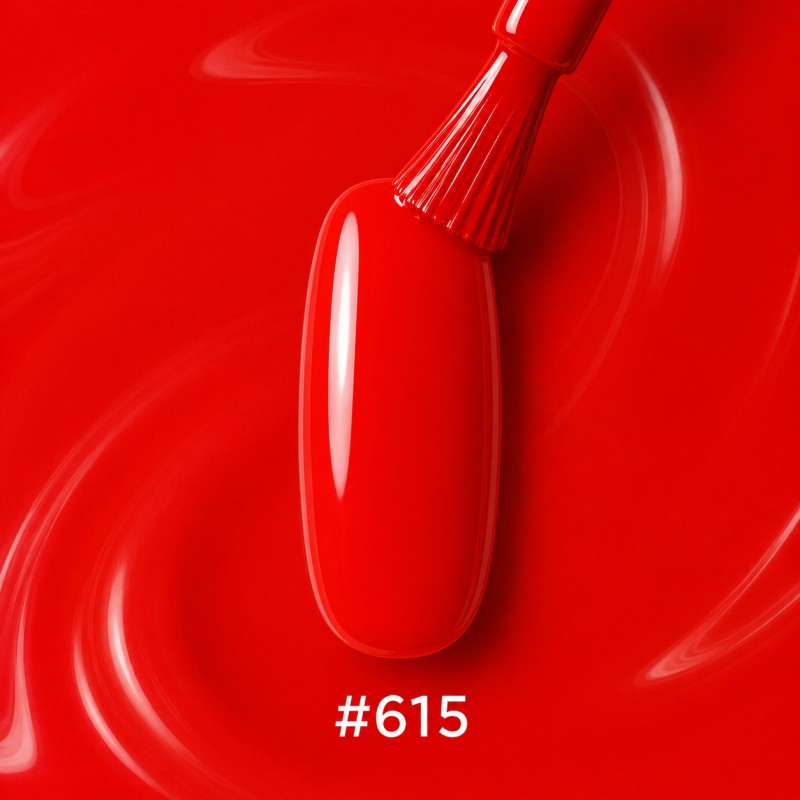 Oja Semipermanenta SoKwik Electric Summer Collection 615 Red Sprite TPO Free si Hema Free (15ml)