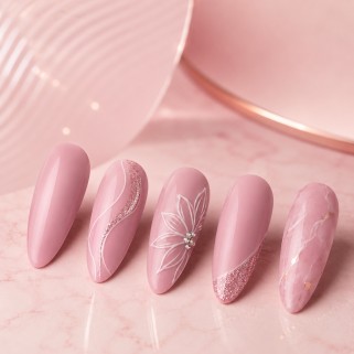 Oja Semipermanenta Soft Bloom Collection 421 Blush Petal SoKwik 15ml TPO Free si Hema Free