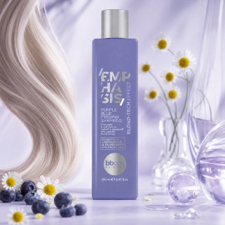 Sampon pentru par blond BBCOS Emphasis Blond-Tech Purple Blue Feeding Shampoo 250ml