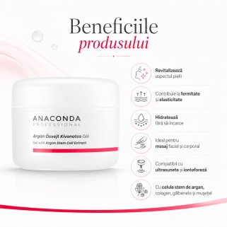 Gel profesional cu extract de celule stem de argan Anaconda Professional 250ml