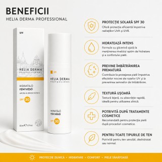 Helia Derma Crema Hidratanta SPF 30 pentru Ten 50ml