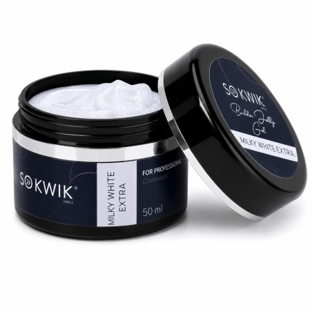 Builder Gel Milky White Extra pentru unghii – SoKwik (50ml) TPO Free si Hema Free