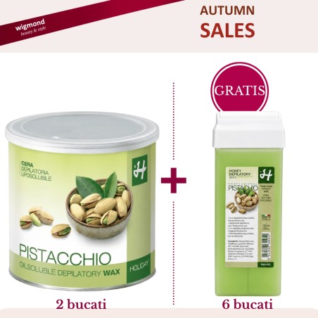 Pachet Holiday Pistachio 2x800ml + 6 Cartuse GRATIS