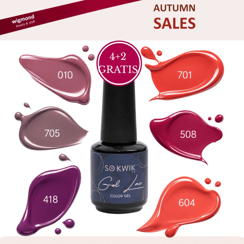 Pachet Promo 6 Oje Semipermanente Autumn Collection 010, 418, 701, 705, 508, 604 – SoKwik 6x15ml