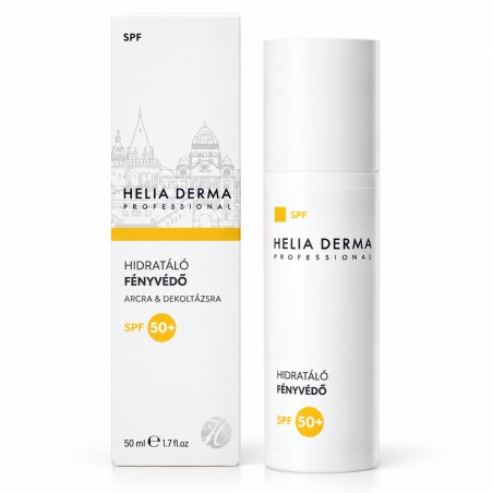 Crema hidratanta cu protectie solara SPF50+ pentru fata si decolteu Helia DERMA Professional 50ml