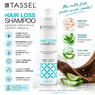 Tassel Sampon Anti-Cadere cu Keratina si Aloe Vera 400ml