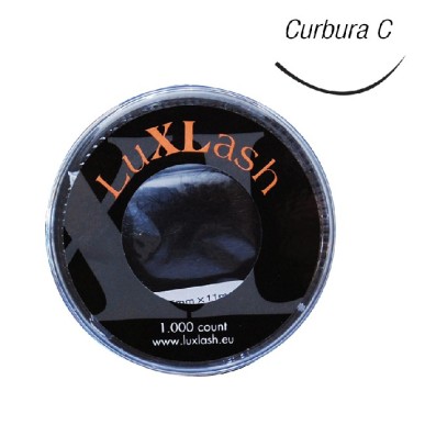 LuxLash - Extensii de gene - Curba C (extravaganta) 0,15 mm x 16 mm