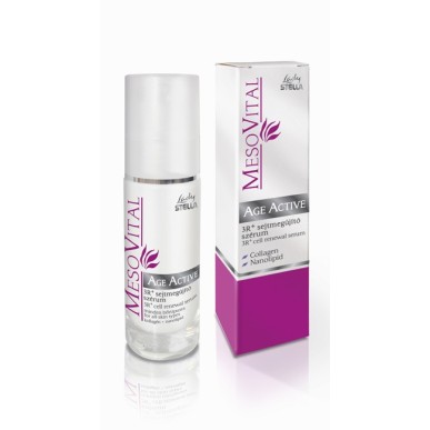MesoVital - Age Active 3R+ - Ser pentru Regenerare Celulara, pentru toate Tipurile de Ten (30ml)