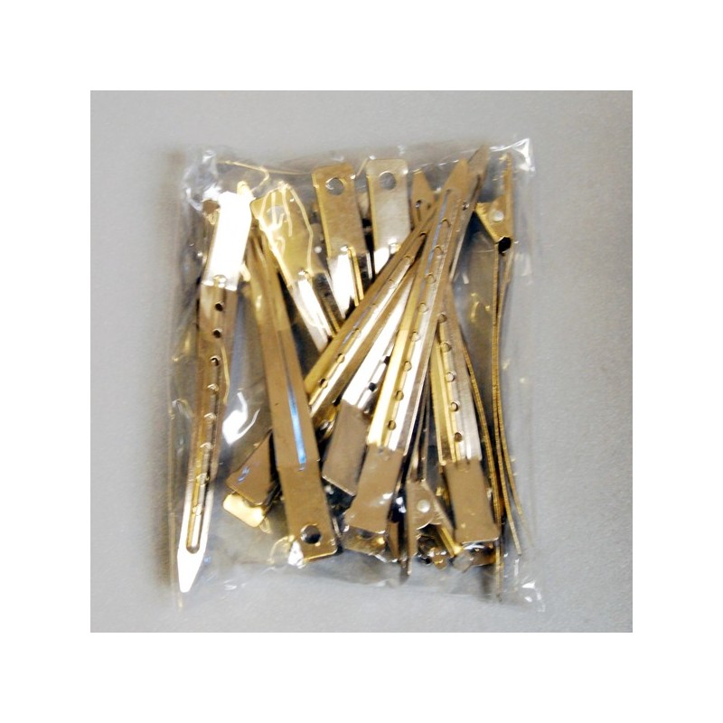 Clipsuri argintii 438 - 7 cm (12buc/set)