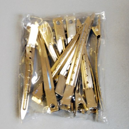 Clipsuri argintii 438 - 7 cm (12buc/set)