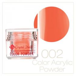 Crystal Nails - Praf acrylic colorat - 02 - portocaliu - 7g