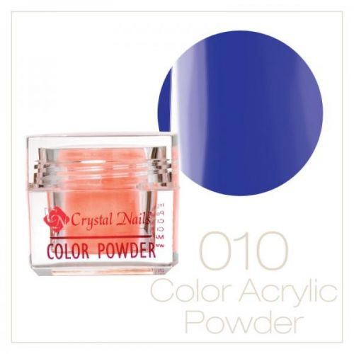 Crystal Nails - Praf acrylic colorat - 10 - Albastru  7g
