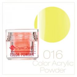 CRYSTAL NAILS - Praf acrylic colorat - 16 - galben neon - 7g