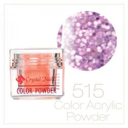 Crystal Nails - Praf acrylic colorat - 515 - Mov-lavanda brilliant  7g