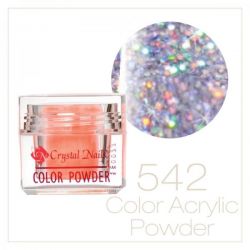 Crystal Nails - Praf acrylic colorat - 542 - Mov irizat brilliant  7g