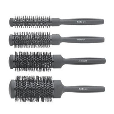 Sibel - Set Perii Par Termice - Negru (4buc)