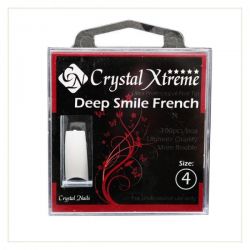 Crystal Nails - Tipsuri Xtreme Deep Smile French nr. 4 (50 buc. /set)