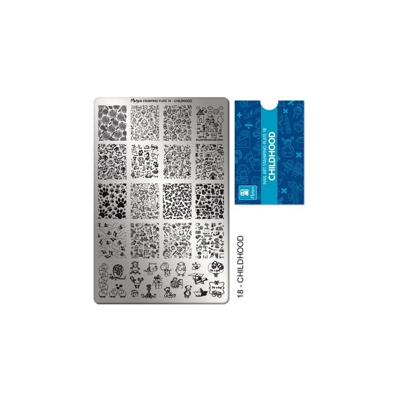 Moyra - Stamping Plate - Matrita pentru Stampila - 18 Moyra - Stamping Plate - Matrita pentru Stampila - 18