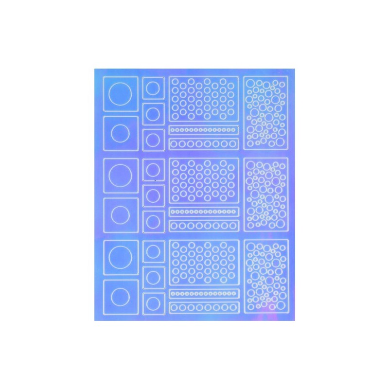 Crystal Nails - Sticker Mirror - 1 (abtibild unghii)