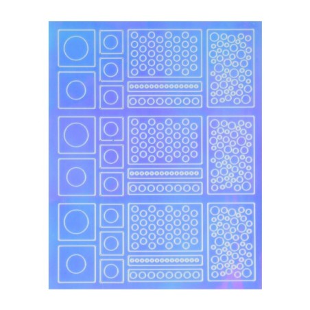 Crystal Nails - Sticker Mirror - 1 (abtibild unghii)