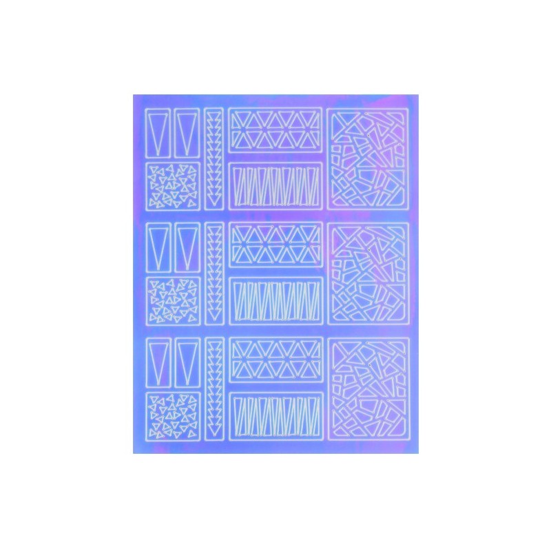 Crystal Nails - Sticker Mirror - 2 (abtibild unghii)