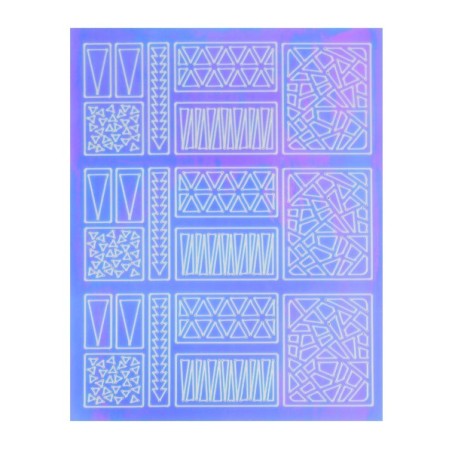 Crystal Nails - Sticker Mirror - 2 (abtibild unghii)