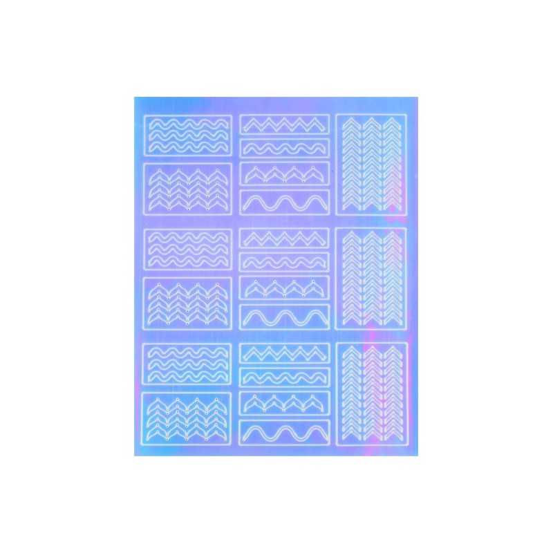 Crystal Nails - Sticker Mirror - 4 (abtibild unghii)