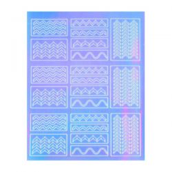 Crystal Nails - Sticker Mirror - 4 (abtibild unghii)