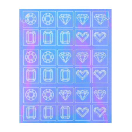 Crystal Nails - Sticker Mirror - 5 (abtibild unghii)