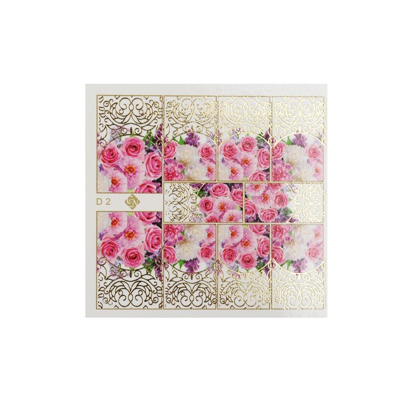 Crystal Nails - Water Decal Foil Decoupage - D2 (abtibild unghii)