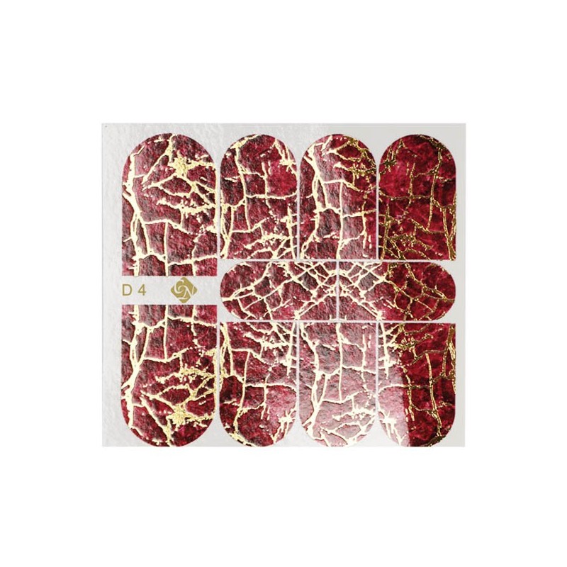 Crystal Nails - Water Decal Foil Decoupage - D4 (abtibild unghii)