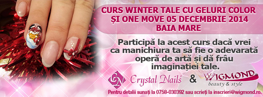 Curs Winter Tale cu Geluri Color si One move 05 decembrie 2014 Baia Mare