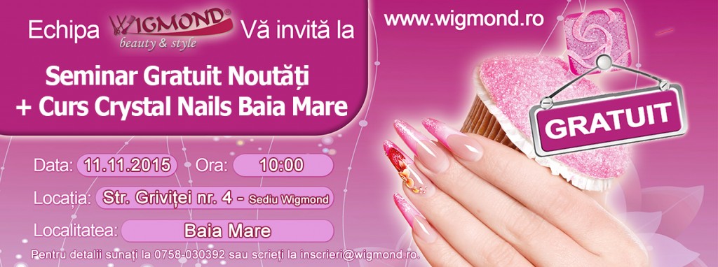 Seminar Noutati Crystal Nails Baia Mara 11 noiembrie 2015