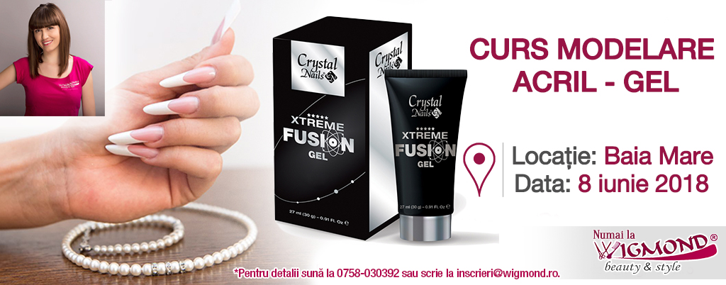 curs modelare acryl-gel BAIA MARE – 8 iunie 2018