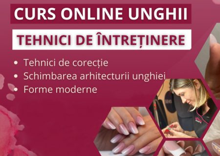 Curs Online Tehnici de Intretinere pe forme moderne – Unghii Tehnice (inregistrare webinar)