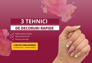 Webinar NailArt – 3 tehnici de decoruri rapide