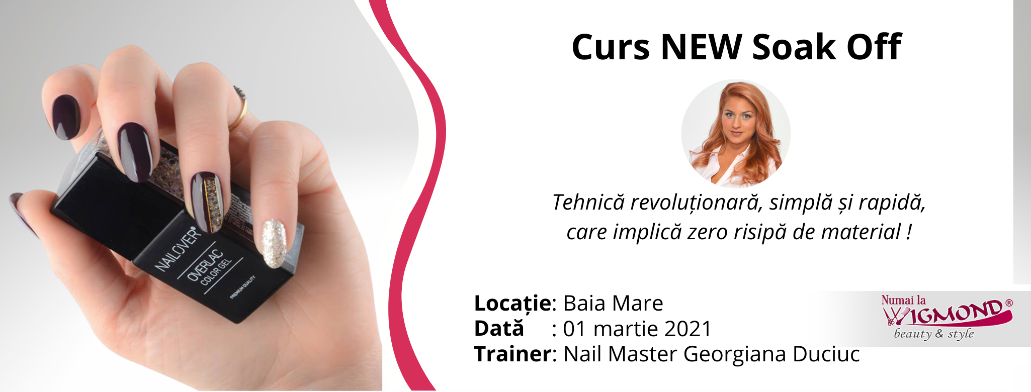 Curs NEW Soak Off (Noua tehnică Gel Lac)