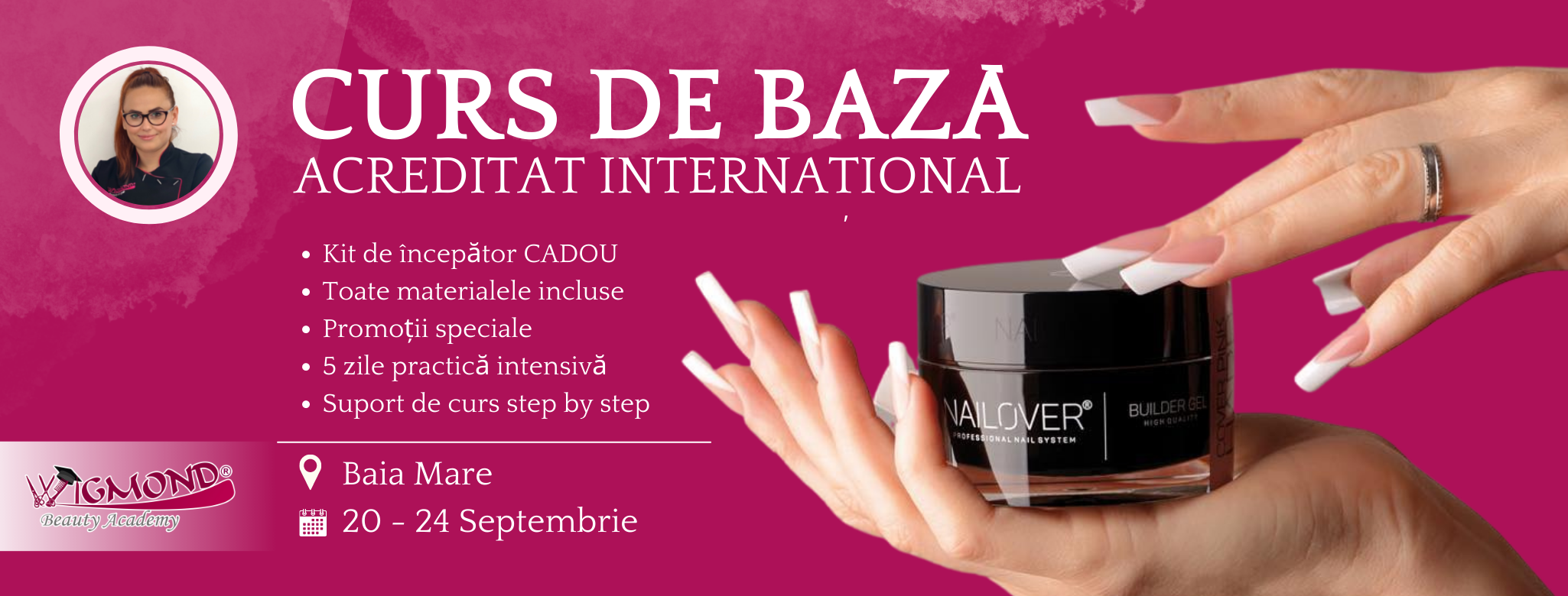 Curs Intensiv de Baza Acreditat NailArt & Technique  – Baia Mare