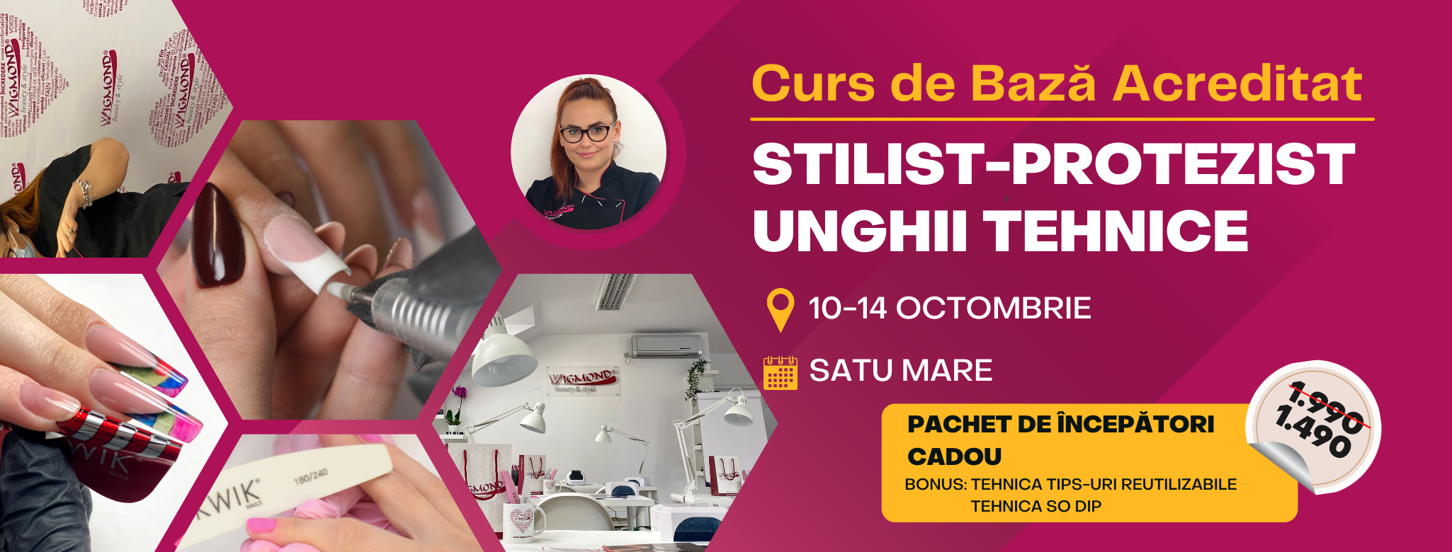Curs de Baza Acreditat STILIST-PROTEZIST UNGHII TEHNICE – Satu Mare