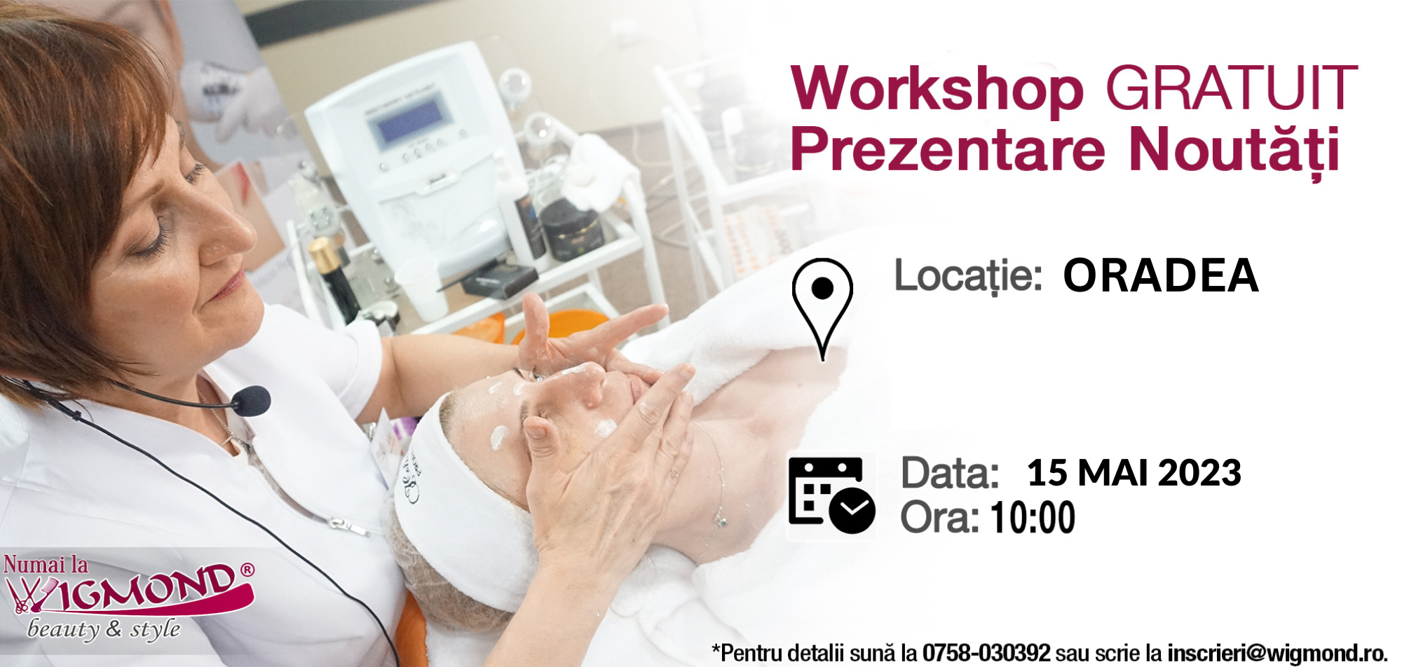 Seminar Profesional Cosmetica - Noutati 2023 - Oradea 15.05.2023