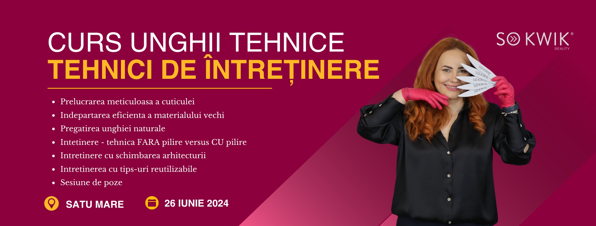 Curs Perfectionare Unghii - Tehnici de Intretinere (Satu Mare)
