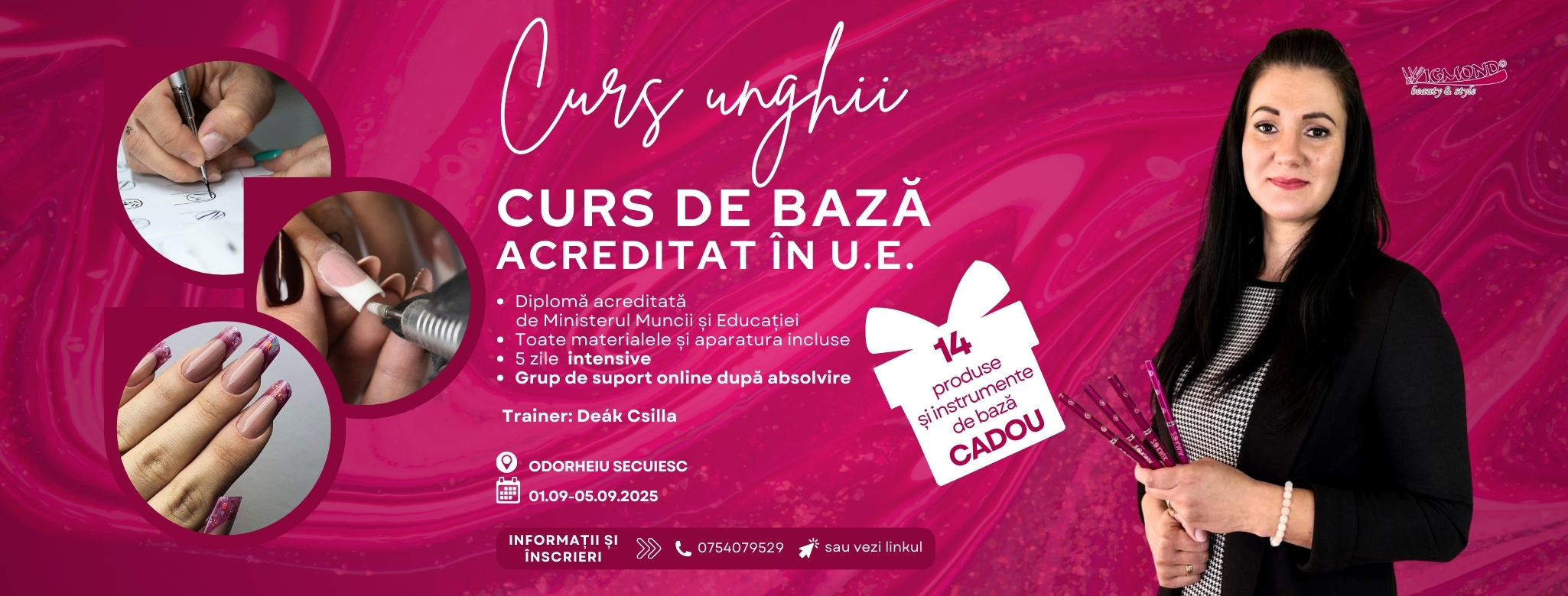 Curs de Baza Acreditat STILIST-PROTEZIST UNGHII TEHNICE (Intensiv) – Odorheiu Secuiesc