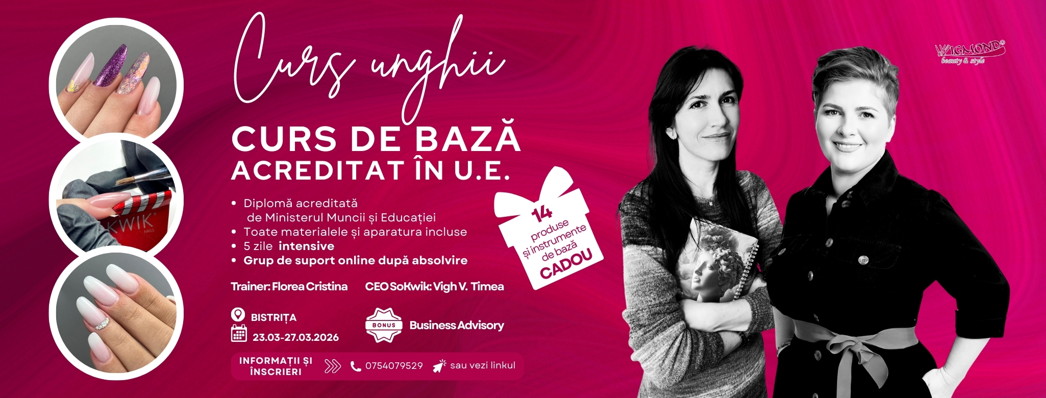 Curs de Baza Acreditat STILIST-PROTEZIST UNGHII TEHNICE (Intensiv) – Bistrita