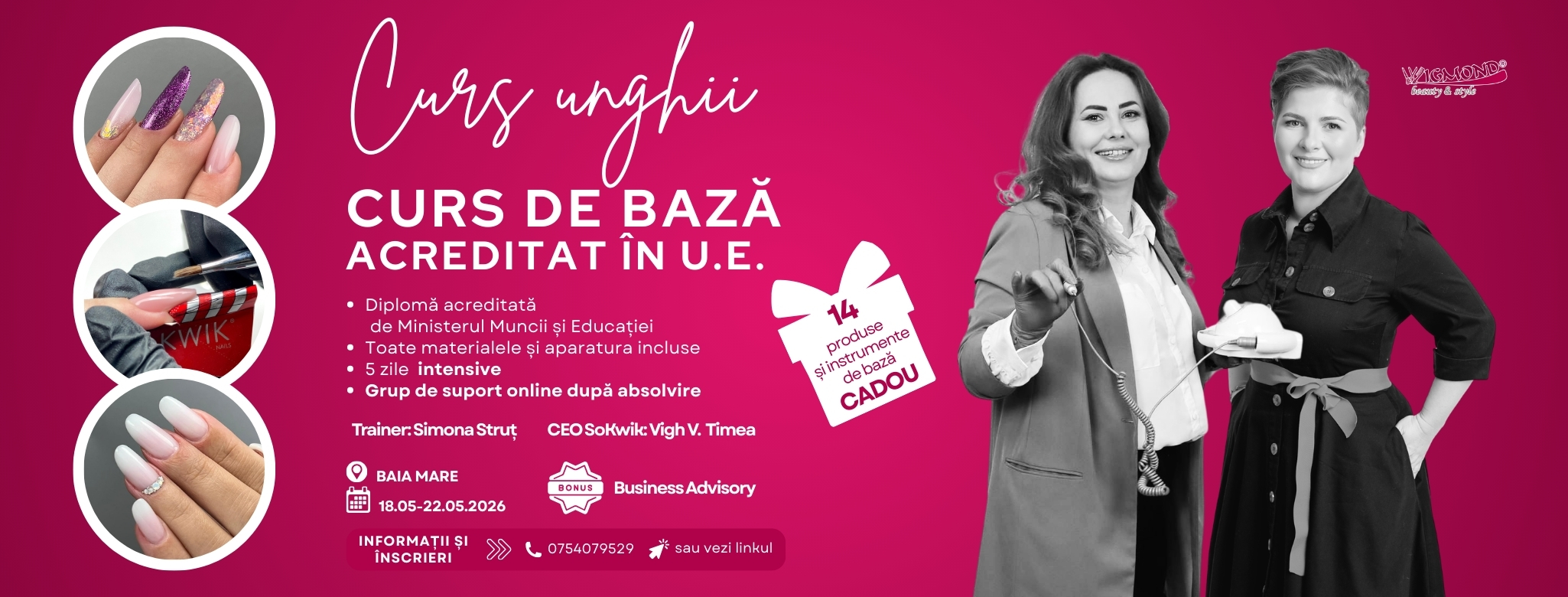 Curs de Baza Acreditat STILIST-PROTEZIST UNGHII TEHNICE (Intensiv) – Baia Mare