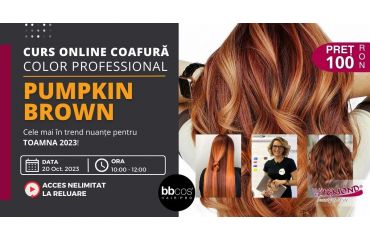 Curs Online Coafură - COLOR PROFESSIONAL - PUMPKIN BROWN